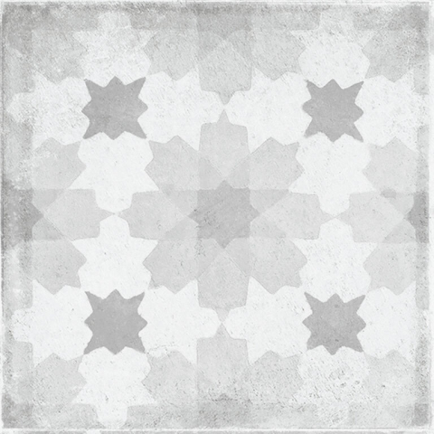 Brick & More - Faianta portelanata texturata, Alchimia Decor White 15x15, alb, finisaj lucios