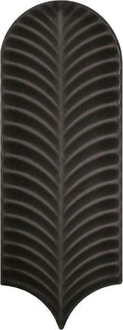 Brick & More - Faianta portelanata Alma Black Brillo 8x21.5, negru, finisaj lucios