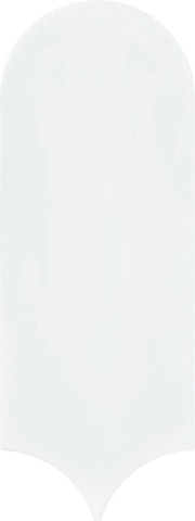 Brick & More - Faianta portelanata Alma Pure Brillo 8x21.5, alb, finisaj lucios