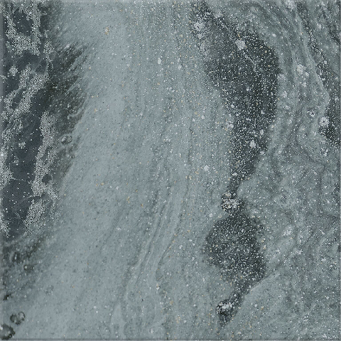 Brick & More - Gresie/Faianta portelanata tip piatra, Swirl Turquoise 15x15, turcoaz, finisaj lucios