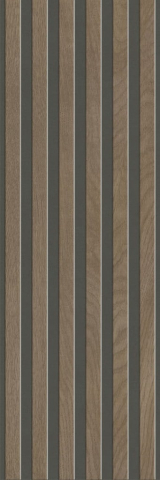 Faianta - Faianta portelanata tip riflaj, Jarel Walnut Mate, 30x90 cm, maro, finisaj mat