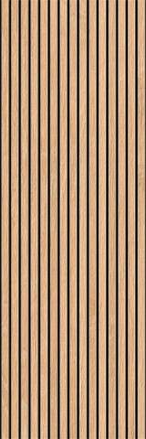 Faianta rectificata tip riflaj, Lamas Miel 30x90 cm, maro, finisaj mat [2]