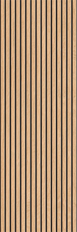 Faianta rectificata tip riflaj, Lamas Miel 30x90 cm, maro, finisaj mat [1]