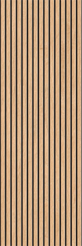 Faianta - Faianta rectificata tip riflaj, Lamas Miel 30x90 cm, maro, finisaj mat