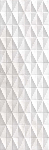 Faianta - Faianta rectificata tip ciment Cemento Perla Diamond White 3395, 24.40X74.40, alb, 1.10mp/cut