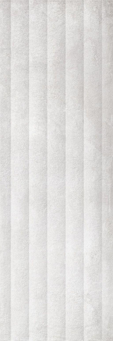 Faianta rectificata tip ciment, London Eye Gris 30x90 cm, alb, finisaj mat [3]