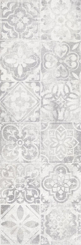 Faianta rectificata tip ciment, London Decor Hidraulico 30x90 cm, gri, finisaj mat [2]