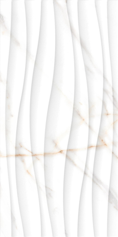 Faianta - Faianta tip marmura, Ardenza Wave Brillo 30x60 cm, alb, finisaj lucios