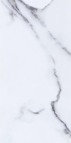 Faianta rectificata tip marmura, Statuario White 4939, 30X60cm, alb, finisaj lucios