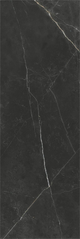 Faianta rectificata tip marmura, Vernazza Negro 30x90 cm, negru, finisaj mat [1]