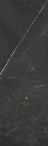Faianta - Faianta rectificata tip marmura, Vernazza Negro 30x90 cm, negru, finisaj mat