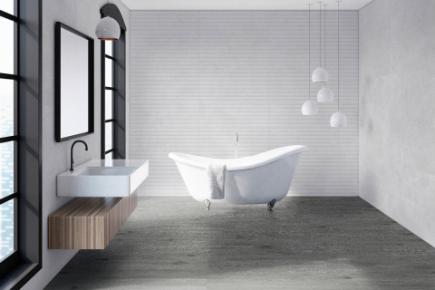 Faianta rectificata tip piatra, Tarento Decor Eye Gris 30x90 cm, gri, finisaj mat [3]