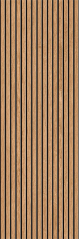 Faianta rectificata tip riflaj, Lamas Oak 30x90 cm, maro, finisaj mat [3]