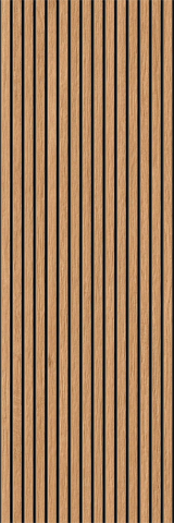 Faianta rectificata tip riflaj, Lamas Oak 30x90 cm, maro, finisaj mat [1]