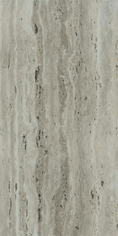 Faianta - Faianta rectificata tip Travertin, Trevi Grey 4980, 30X60cm, gri, finisaj lucios