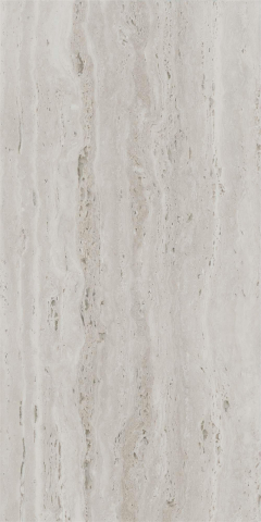 Faianta - Faianta rectificata tip Travertin, Trevi Light Grey 4979, 30X60cm, gri, finisaj lucios