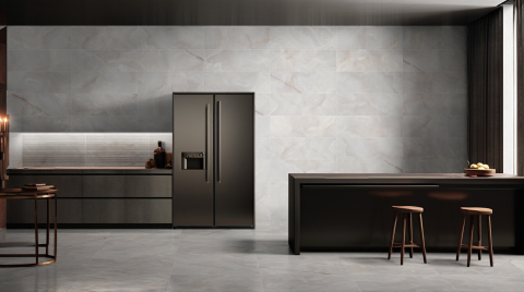 Faianta tip marmura, Decor Agata Line Gris 30x90 cm, gri, finisaj lucios [3]