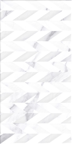 Faianta tip marmura, Pisa Espiga Gris 30x60 cm, alb, finisaj mat [1]