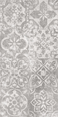 Faianta tip piatra, Portland Hidraulico Gris 30x60 cm, gri, finisaj mat [3]