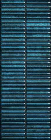 Faianta - Faianta tip riflaj Pure Stick Str 32.8x89.8, albastru, finisaj mat