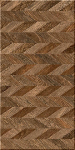 Faianta - Faianta tip lemn, Wood Espiga Cuero 30x60 cm, maro, finisaj mat
