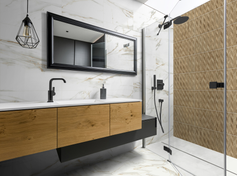 Faianta tip lemn, Wood Espiga Oak 30x60 cm, maro, finisaj mat [5]