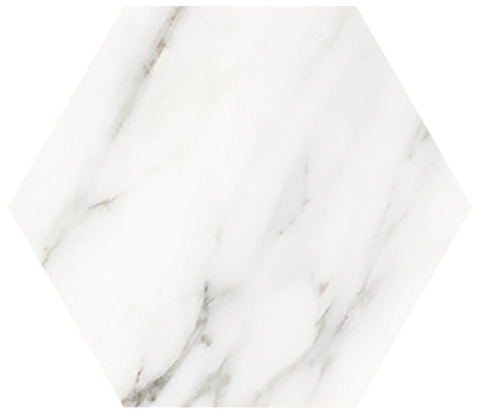 Brick & More - Gresie/Faianta portelanata tip marmura Ducale White Brillo 15x17, alb, finisaj lucios