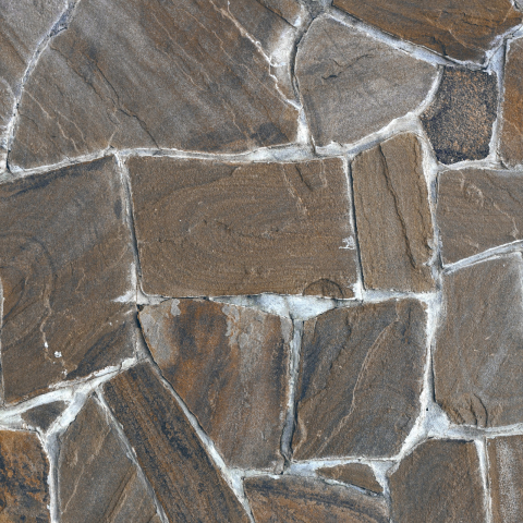 Gresie exterior - Gresie portelanata exterior tip piatra, Country Grey 9376, 45x45 cm, gri