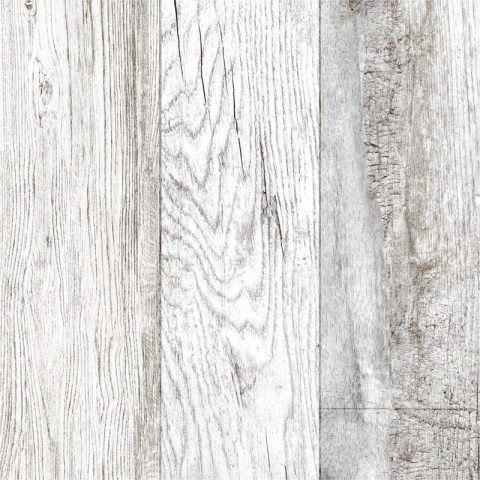 Gresie interior - Gresie portelanata Madera White tip lemn, 45x45 cm, alb, finisaj mat