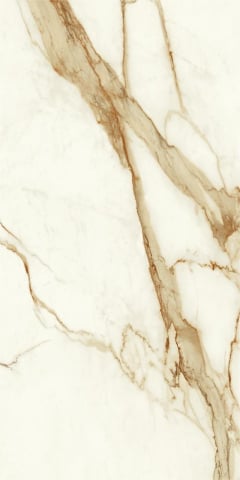 Gresie interior - Gresie portelanata, Marvel Shine Calacatta Imperiale Matte A4QZ 60×120 cm, bej, finisaj mat