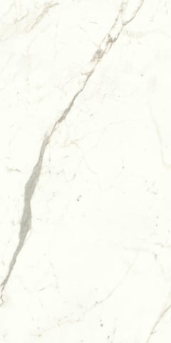 Gresie interior - Gresie portelanata, Marvel Shine Calacatta Prestigio Matte A4QX 60×120 cm, alb, finisaj mat
