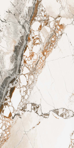 Gresie exterior - Gresie portelanata tip marmura, MBL G 2155, 60x120 cm, alb, finisaj mat