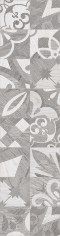 Gresie interior - Gresie portelanata tip lemn Alpino Decor Grey 6055, 15,5x60,5 cm, gri