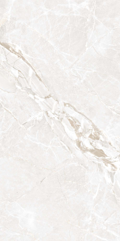 Gresie exterior - Gresie portelanata tip marmura P2156, 60x120 cm, alb, finisaj mat