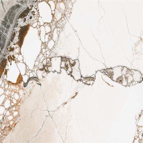 Gresie exterior - Gresie portelanata tip marmura MBL G 3012, 80x80, alb, finisaj mat