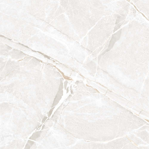 Gresie exterior - Gresie portelanata tip marmura P3013, 80x80, alb, finisaj mat