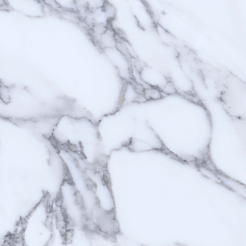 Gresie portelanata tip marmura Statuario White 6355, 45x45 cm, alb, albastru