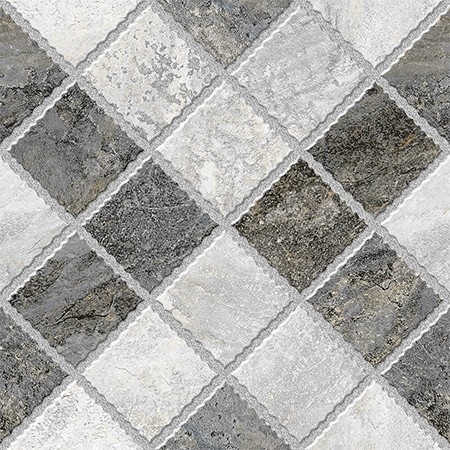 Gresie exterior - Gresie portelanata tip mozaic, Nitro NIT1, 45x45 cm, finisaj mat, 1.63mp/cut