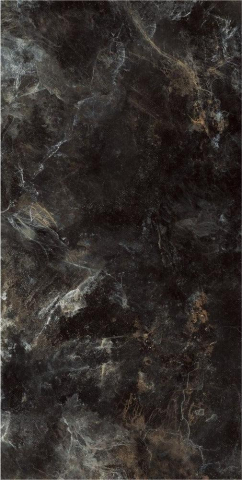 Gresie interior - Gresie rectificata portelanata, tip marmura, SG Miracle Full Lap 1. 60x120 cm, negru, finisaj lucios