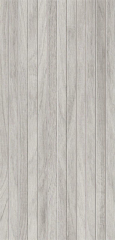Gresie tip lemn - Gresie rectificata portelanata, tip riflaj lemn, Woodline  Grey WOD3, 60x120 cm, gri, finisaj mat