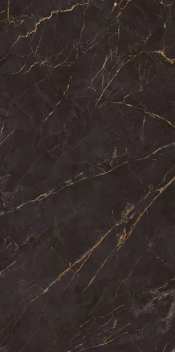 Gresie exterior - Gresie rectificata tip marmura Carrastone Black 59.8x119.8, negru, finisaj mat