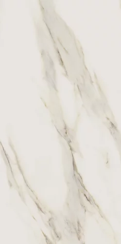 Gresie exterior - Gresie rectificata tip marmura Calacatta Sparkle Gold 59.8x119.8, alb, finisaj mat