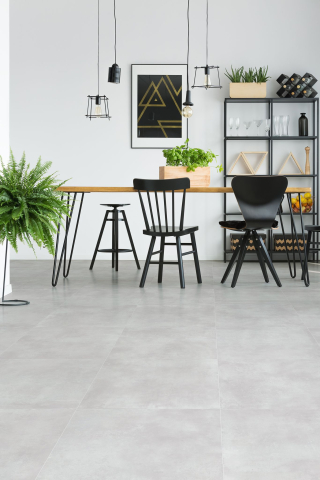 Gresie rectificata tip ciment, Bonn Gris 59.6x59.6 cm, gri, finisaj mat [3]