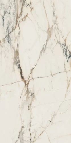 Gresie exterior - Gresie rectificata tip marmura Passion White 59.8 x 119.8, alb, finisaj mat