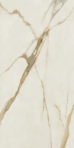 Gresie exterior - Gresie rectificata tip marmura Warm Wind Gold 59.8 x 119.8, alb, finisaj mat