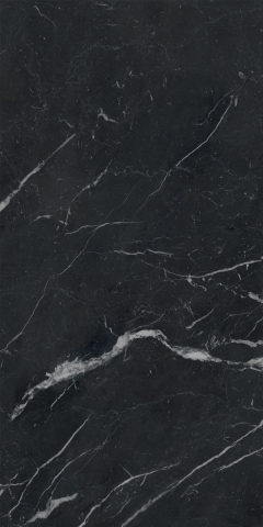 Gresie exterior - Gresie rectificata tip marmura, Anima Futura Unique Black 60X120cm, negru, finisaj mat