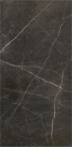 Gresie exterior - Gresie rectificata tip marmura, Anima Graphite 60X120cm, negru, finisaj mat