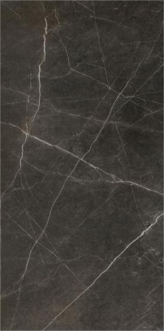 Gresie interior - Gresie rectificata tip marmura, Anima Graphite 60X120cm, negru, finisajj lucios