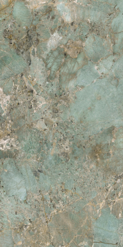 Gresie exterior - Gresie rectificata tip marmura, Anima Wonder Lagoo, 60X120cm, verde, finisaj lucios