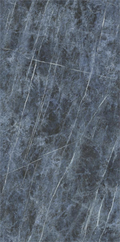 Gresie - Gresie rectificata tip marmura, Anima Wonder Starlit 60X120cm, albastru, finisaj lucios